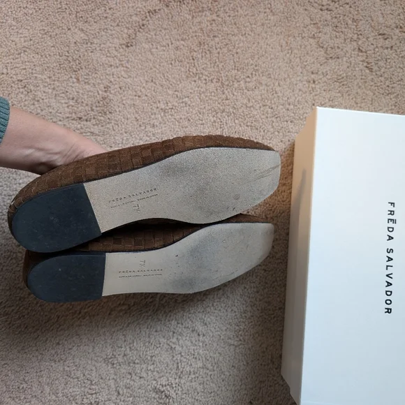 Jada Square-Toe Flat by Freda Salvador - 7.5 - Picture 3 of 8